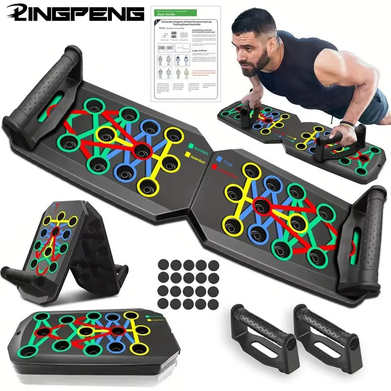 Household Multifunctional Push up Training Board for Men'S Chest and Abdominal Muscle Training Equipment Portable Push up Board